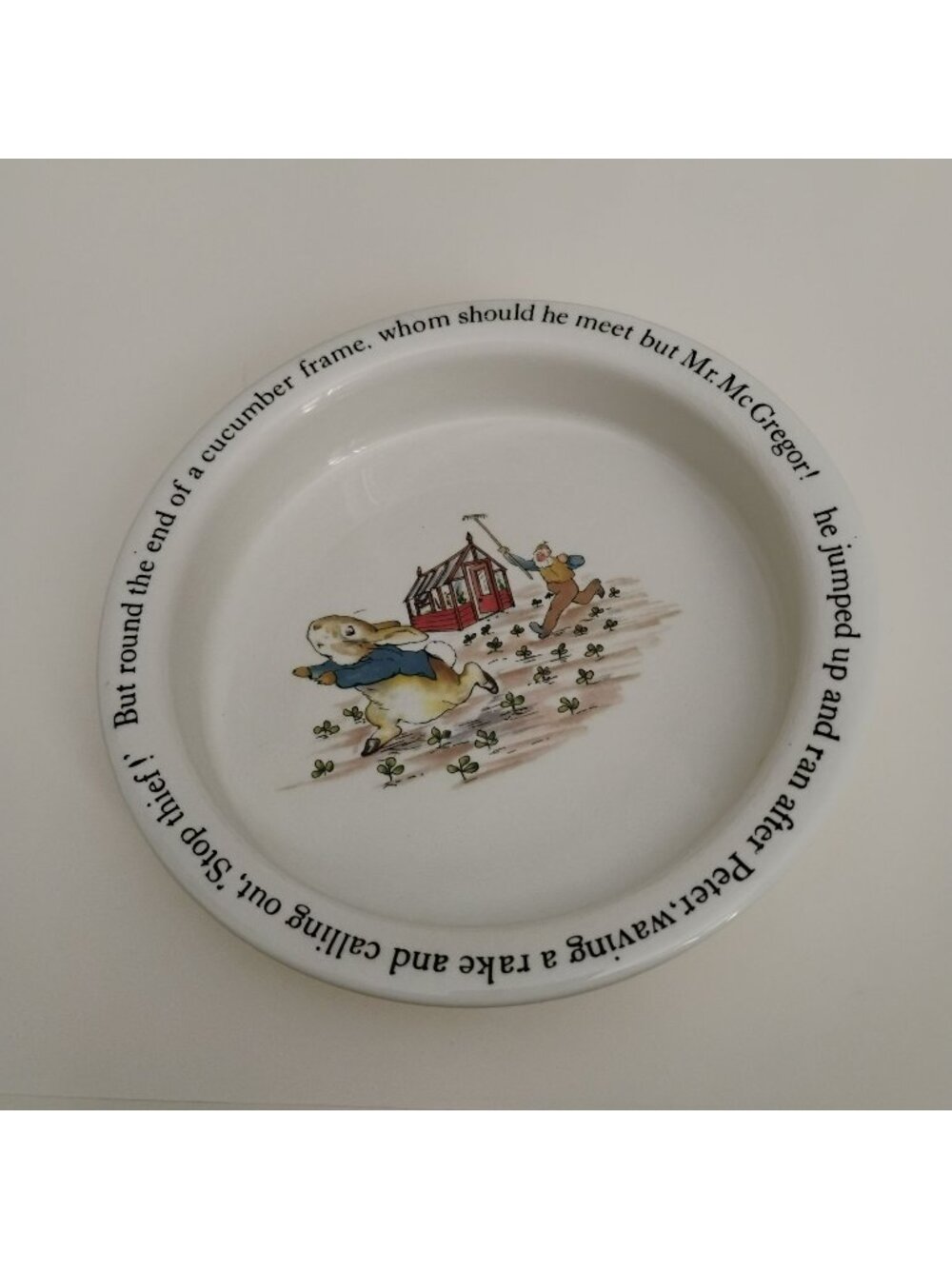 Vintage Wedgwood Peter Rabbit Porringer Bowl, Etruria Barlaston Mid-Century Dish